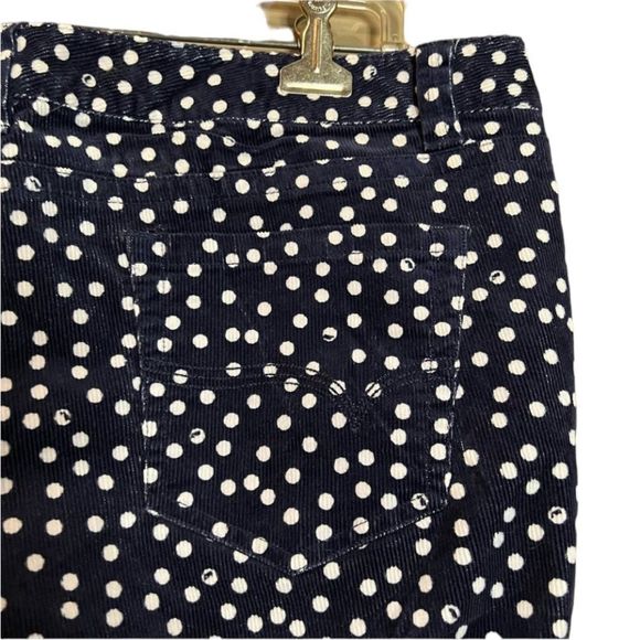 Vineyard vines navy and white polka dot corduroy pants. - Picture 10 of 12